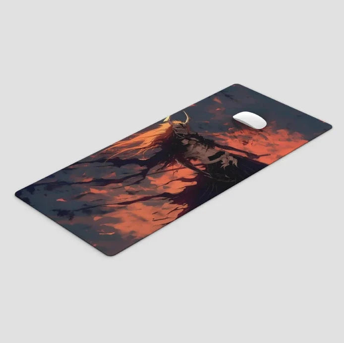 ichigo kurosaki waterproof colorful mousepad size 90 by 40 cm