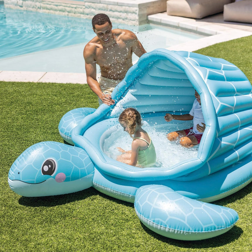 Turtle Cove Playland 218 x 206 x 97cm Kids Inflatables Turtle Cove Playland 218 x 206 x 97cm Turtle Cove Playland 218 x 206 x 97cm Intex