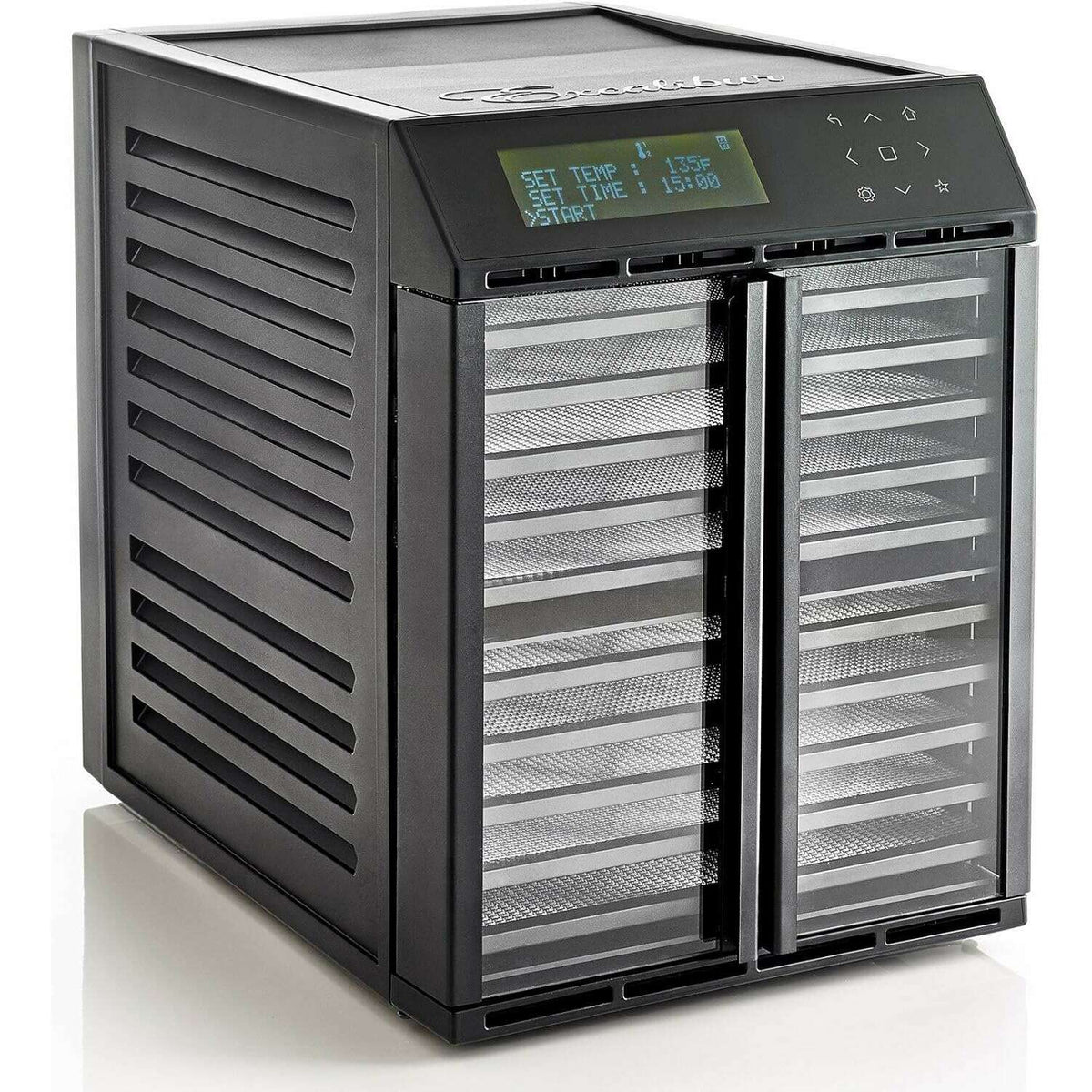 10-Tray Dual-Zone Food Dehydrator, Black fruit dehydrator 10-Tray Dual-Zone Food Dehydrator, Black 10-Tray Dual-Zone Food Dehydrator, Black Excalibur