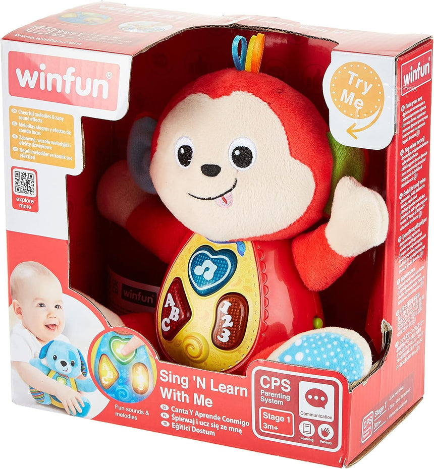 Sing 'N Learn With Me - Monkey Toddler's Toys Sing 'N Learn With Me - Monkey Sing 'N Learn With Me - Monkey WinFun