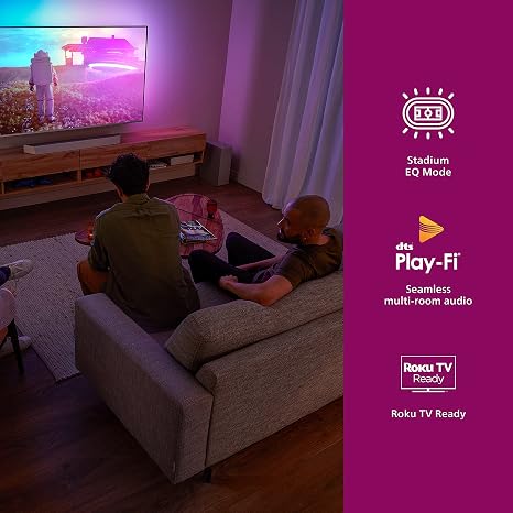 PHILIPS B8507B 3.1-Channel Soundbar with Subwoofer