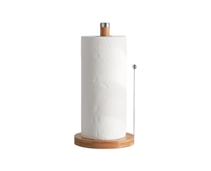 Bamboo Paper Roll Holder