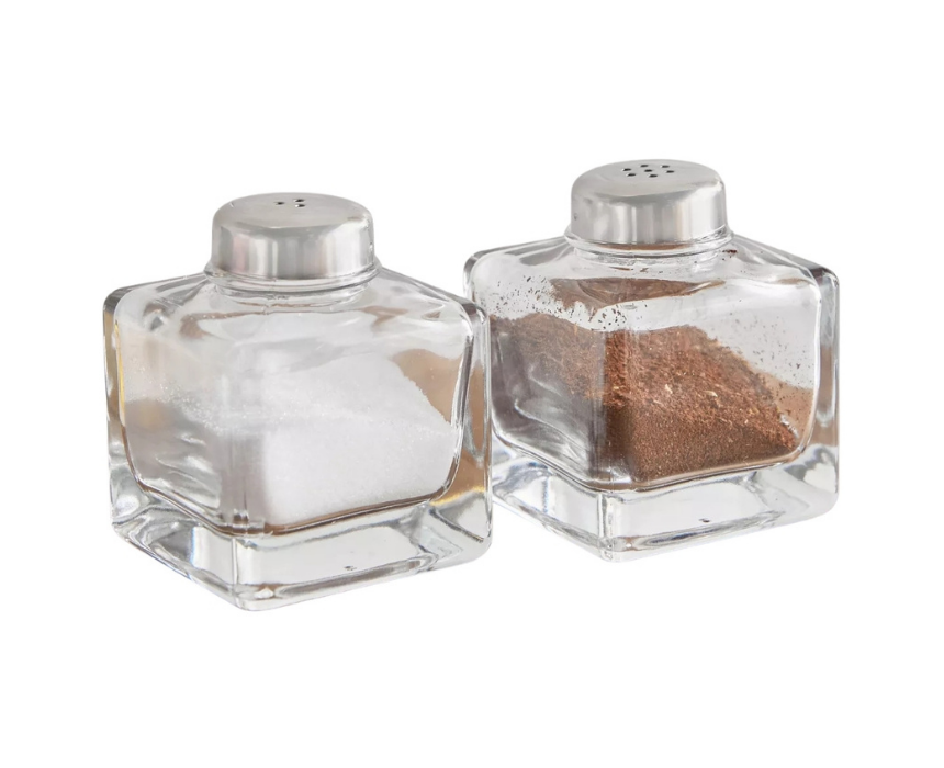 Cube Salt And Pepper Shaker Set