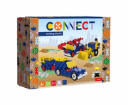 Connect 2-In-1 Fire Engine And Excavator Set