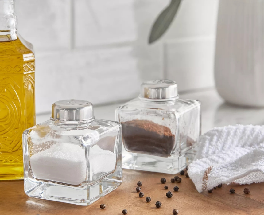 Cube Salt And Pepper Shaker Set
