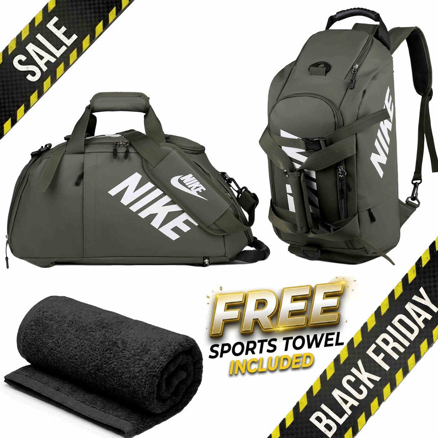 2 In 1 Back And Shoulder Bag Offer With Gym Towel
