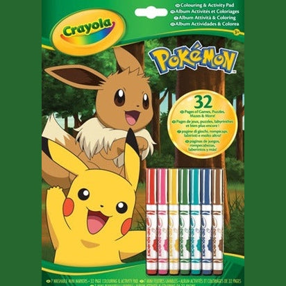Crayola Pokémon Activity & Coloring Album by Crayola