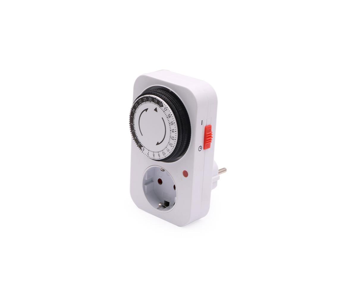 Timer Switch On Off Mechanical 24 Hours Plug-In 220V AC GMT04A-GR