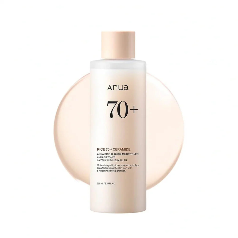 Anua Rice 70 + Ceramide Glow Milky Toner 250ml