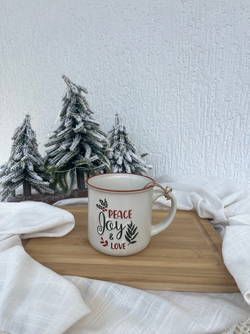 Christmas Mug with Engraved Message