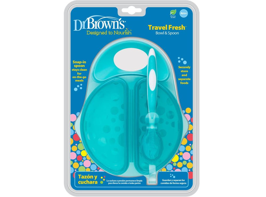 Dr Brown's Travel Fresh 4 Months+ Bowl And Spoon