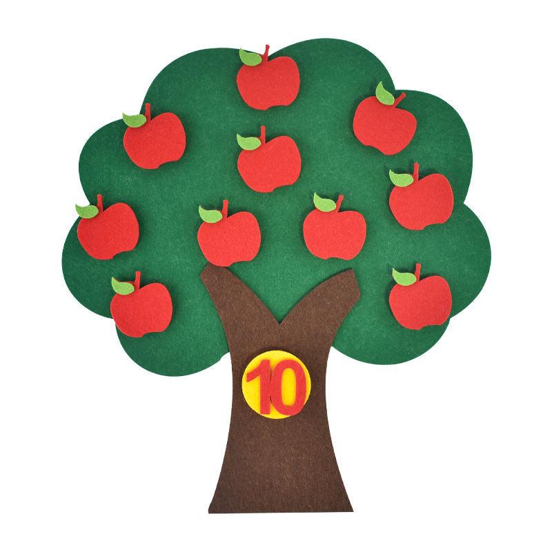Apple Tree Counting Board – Interactive Math Set for Early Learning