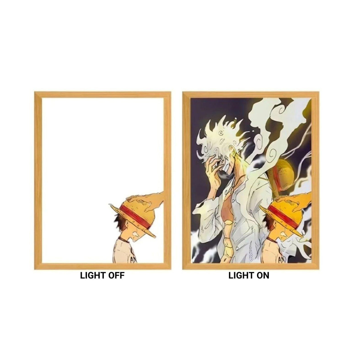 One Piece Luffy Gear 5 Light Painting - Nakama Lebanon