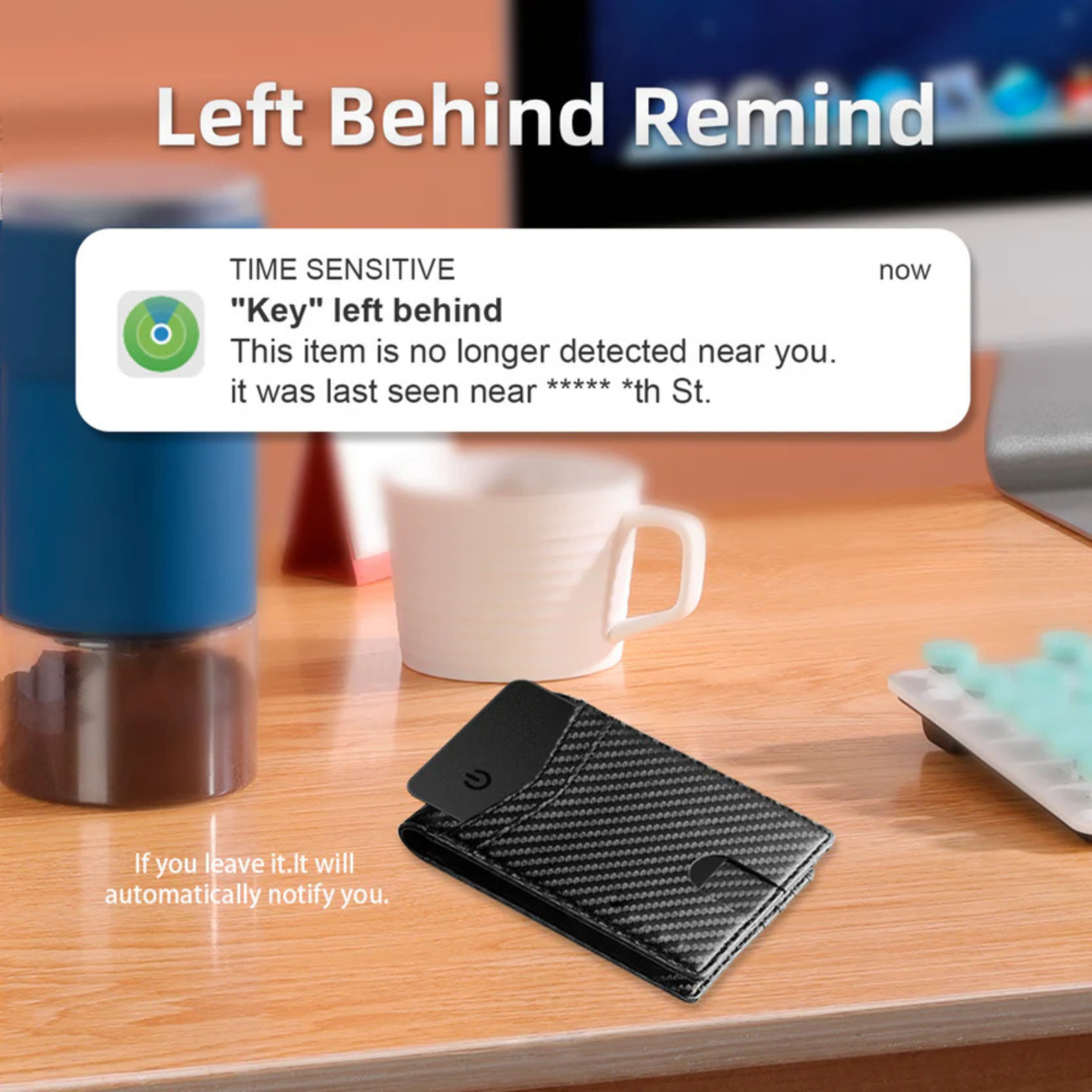 Smart Wallet Tracker Card