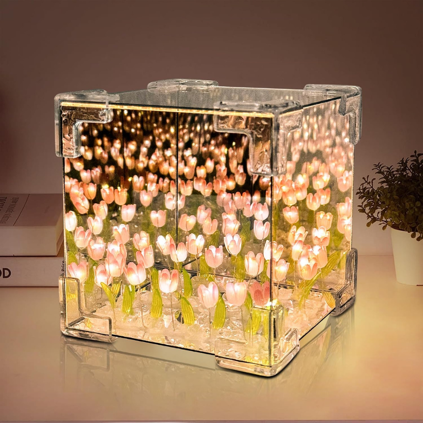 Tulip Flower Mirror Lamp