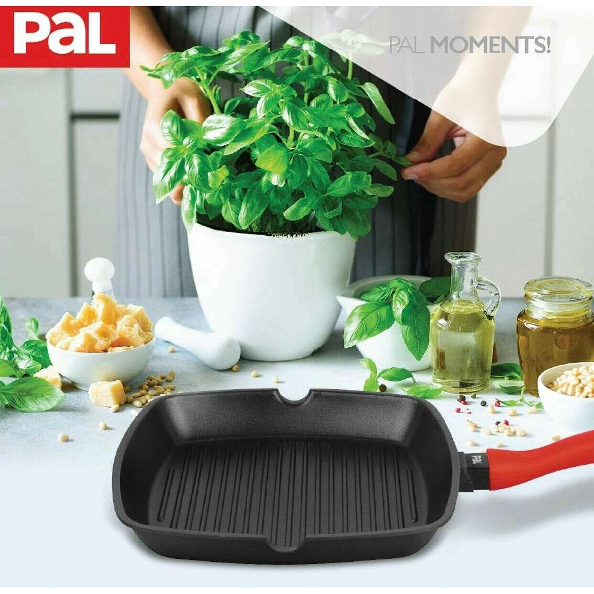 The German Outlet, Pal, Red Series- Grill Pan