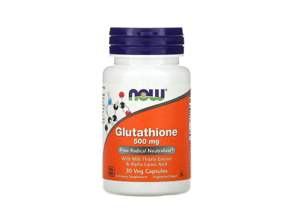 Now Glutathione 500 mg 30 Capsules