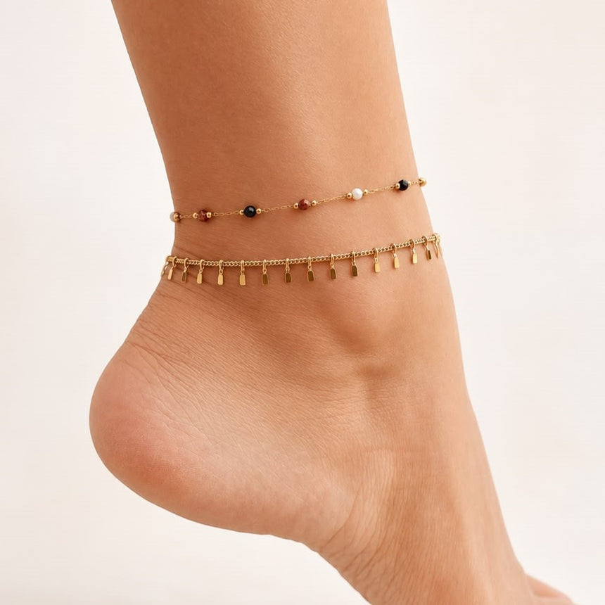 Bohemian Tassels Anklet