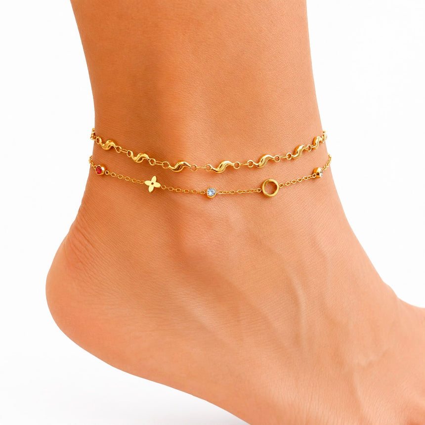 The Waves Anklet