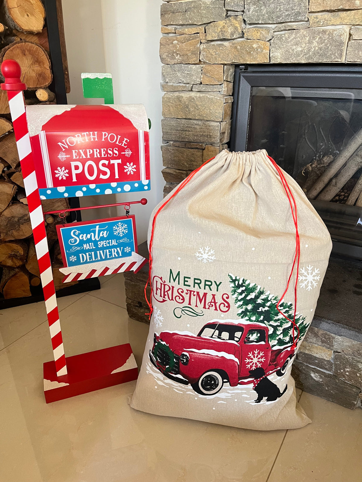 Christmas Santa Big Bag 72x45cm