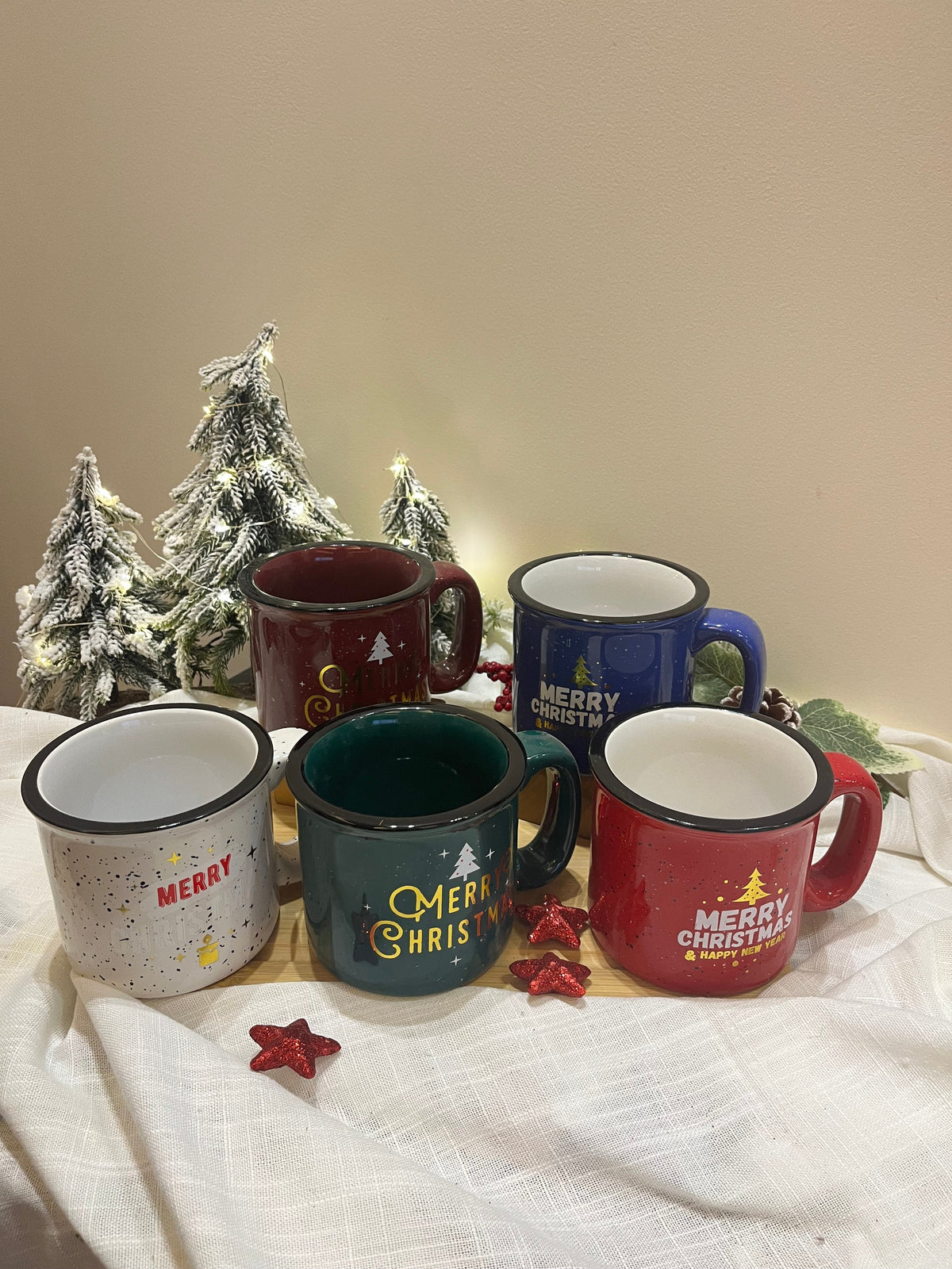 Christmas Mug Festive Durable Ceramic