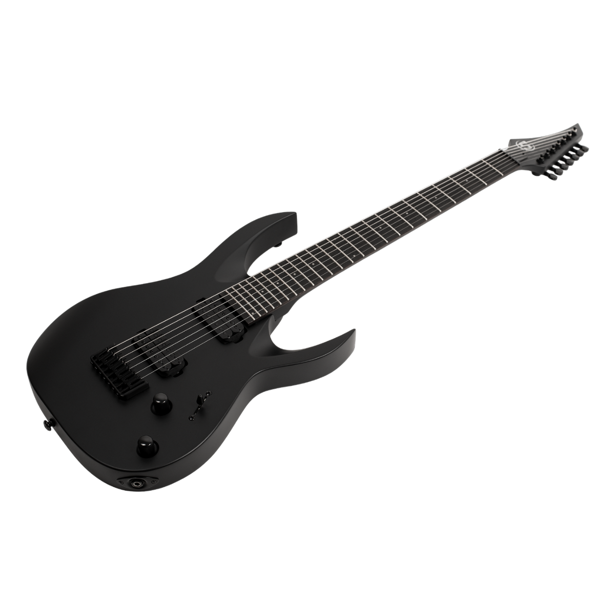 S by Solar AB4.7C 7-String Electric Guitar – Carbon Black Matte