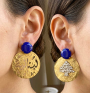 18-Carat Gold Plated Lebanon Earrings