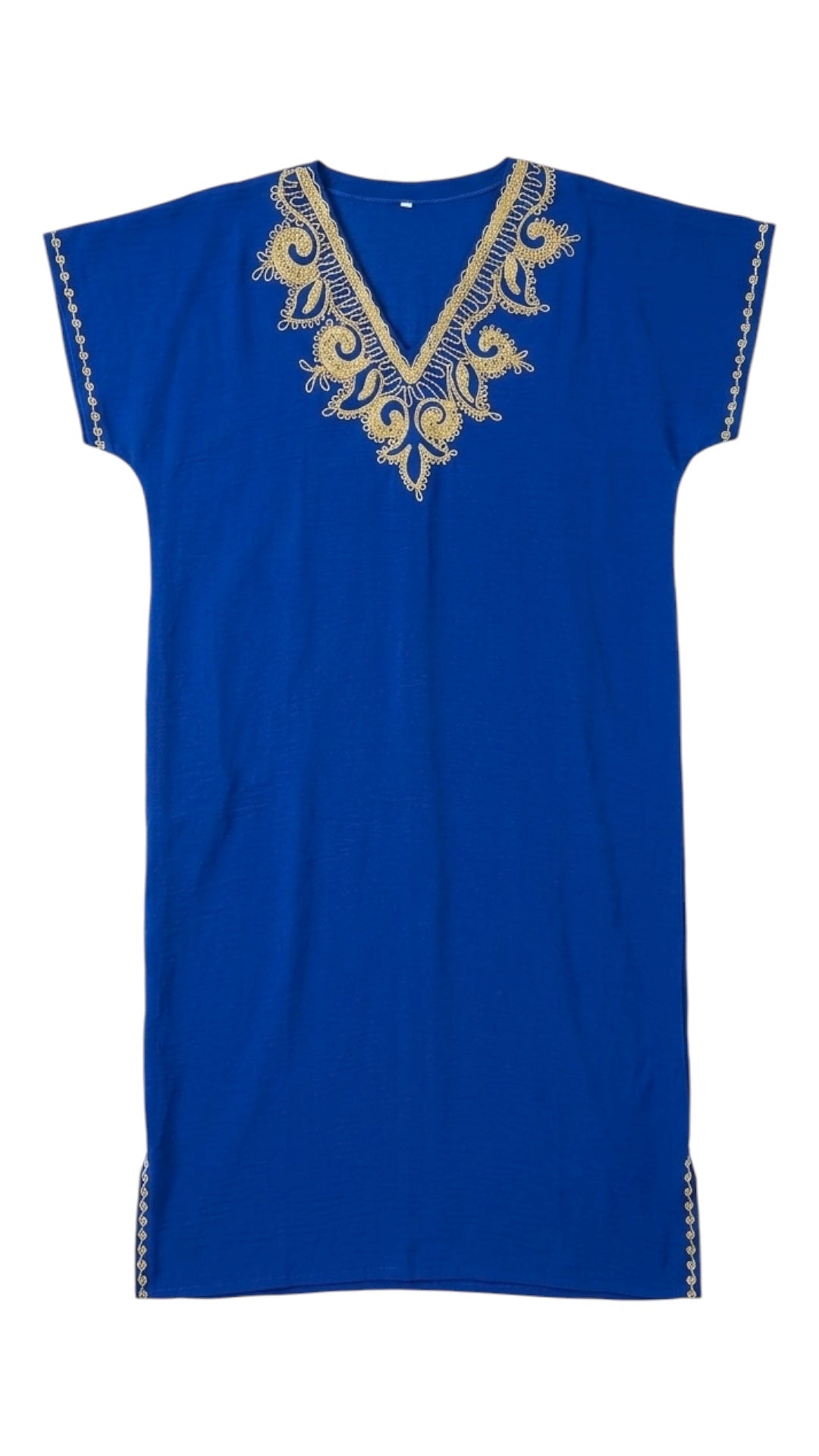 Short Embroidered Summer Abaya