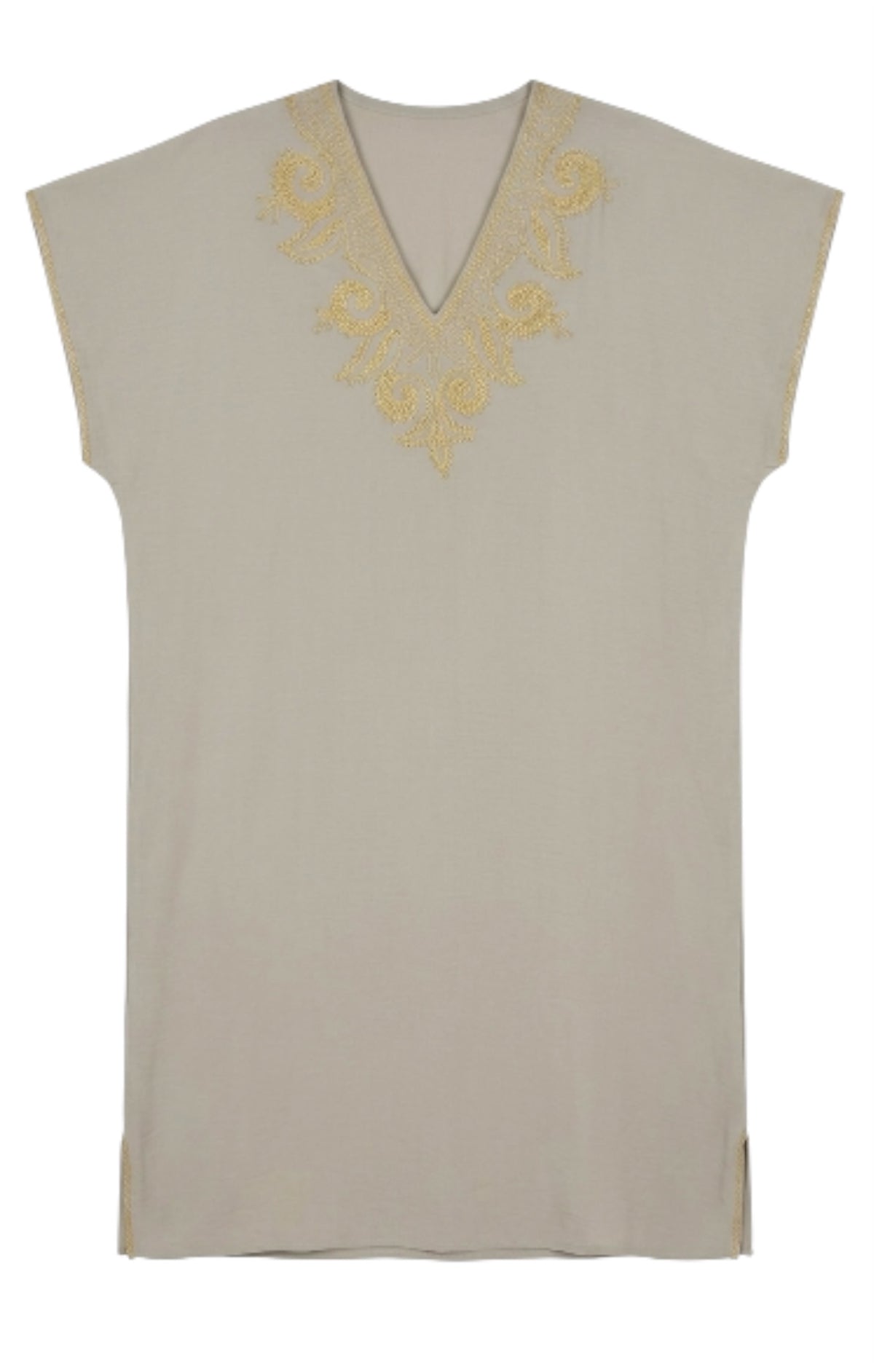 Short Embroidered Summer Abaya