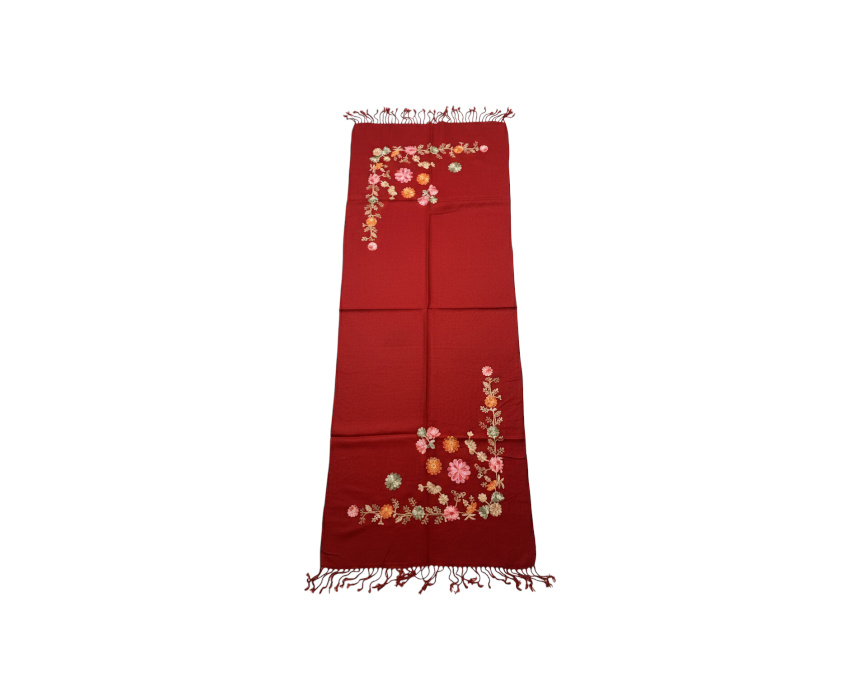Embroidered Cotton Shawl