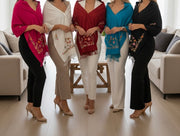 Embroidered Cotton Shawl