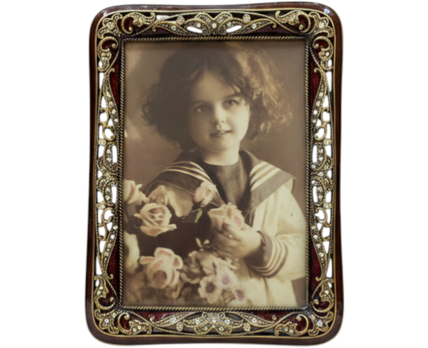 Luxurious Beaded Frame 10x15 cm