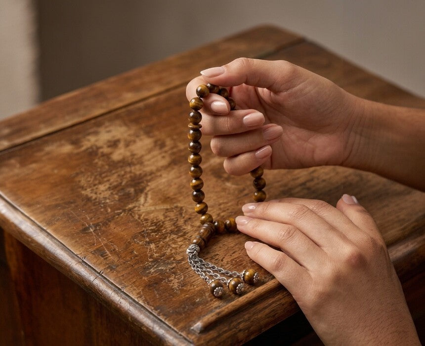 Tiger’s Eye Prayer Beads