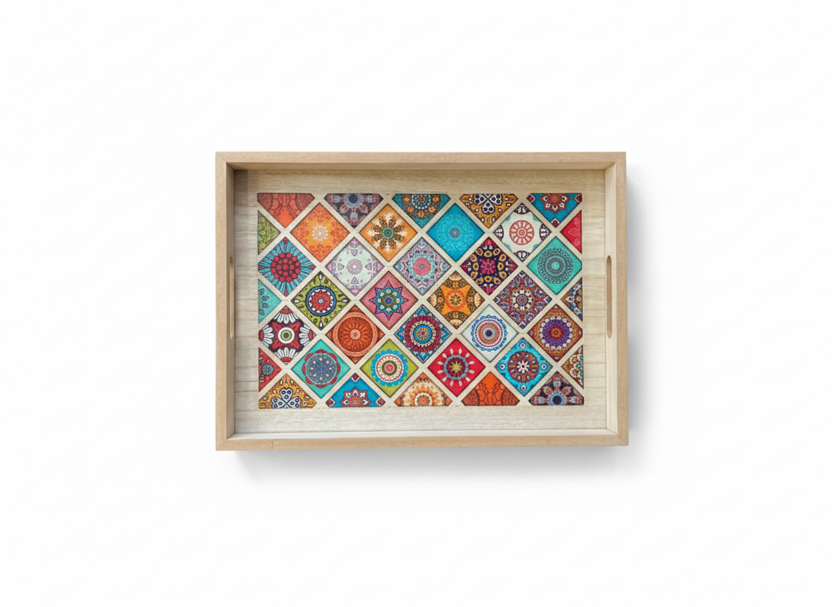 Artistic Wooden Tray