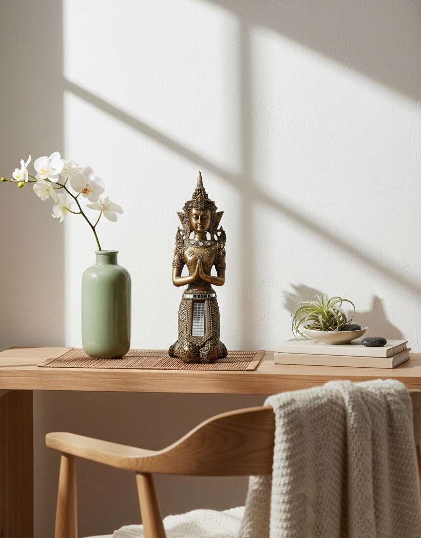 Kneeling Buddha Statue