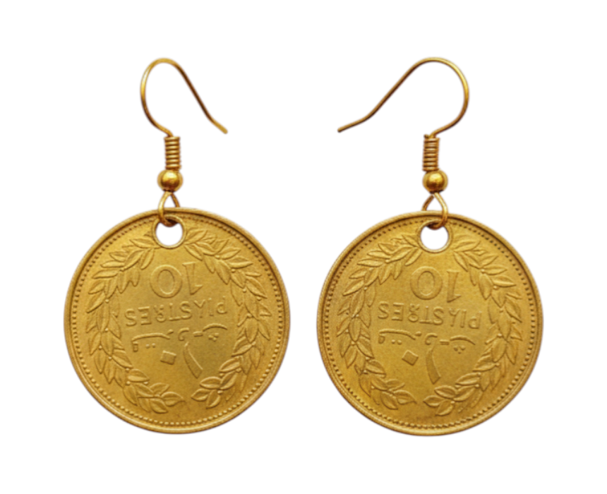 Lebanese Coin Earring