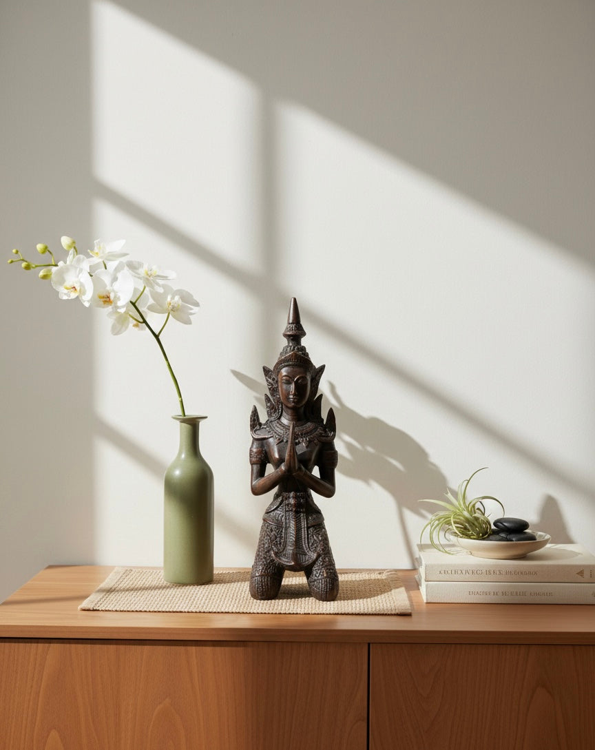 Kneeling Buddha Statue