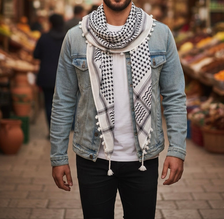 Palestinian Keffiyeh Scarf