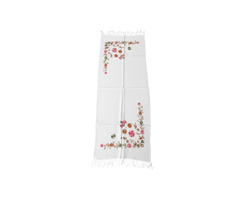Embroidered Cotton Shawl