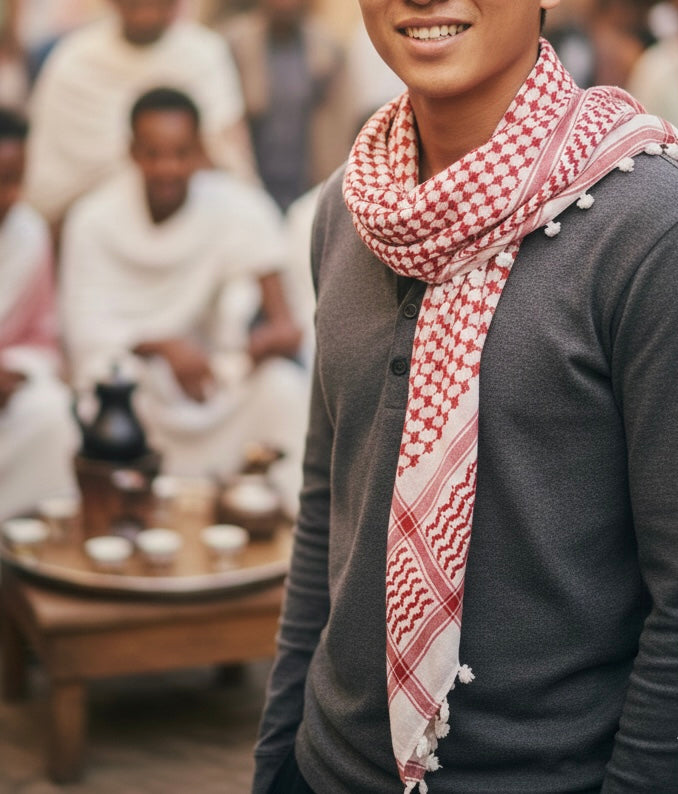 Palestinian Keffiyeh Scarf
