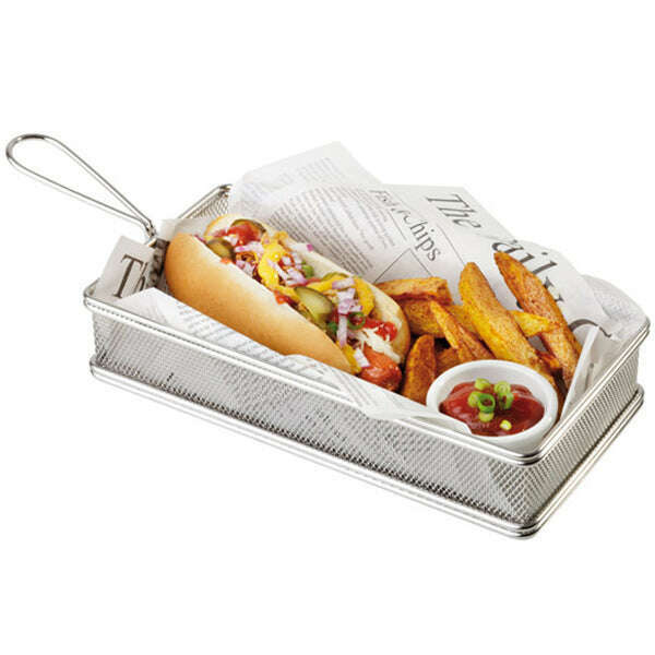 Fry Basket- Silver- Tray shape