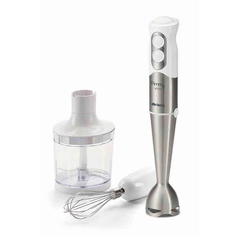 The German Outlet, Ariete, Metal Hand Blender Set With Chopper 500W
