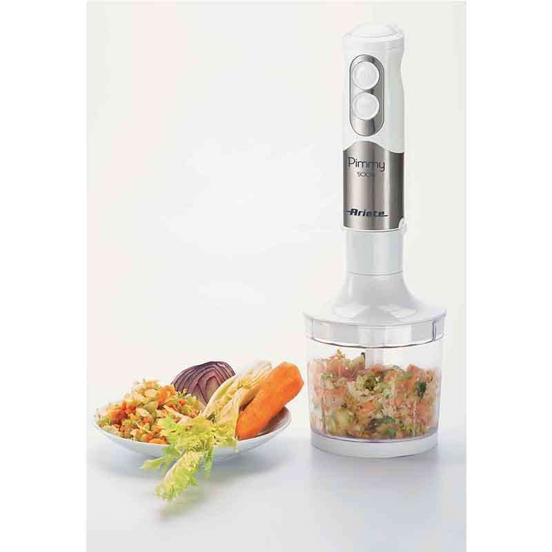 The German Outlet, Ariete, Metal Hand Blender Set With Chopper 500W