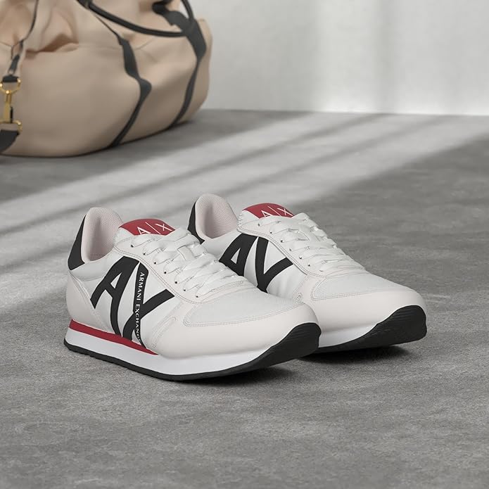 A|X Armani Exchange Lace Up Logo Sneaker