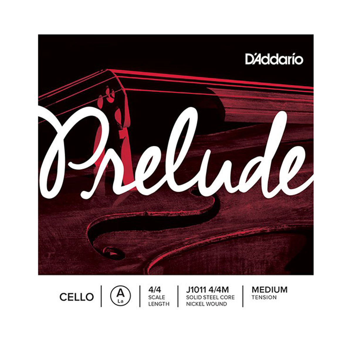 D’Addario 4/4M Prelude Single A Cello String