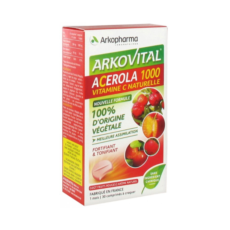 Arkopharma Arkovital Acerola 1000 Natural Vitamin C