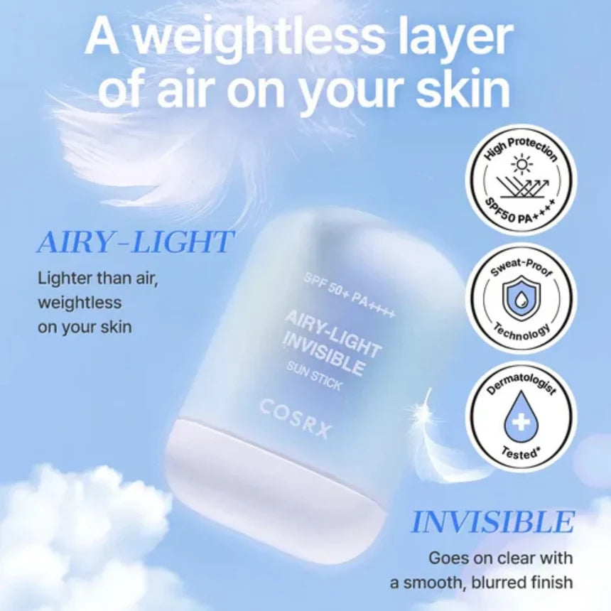 Airy-Light Invisible Sun Stick SPF 50
