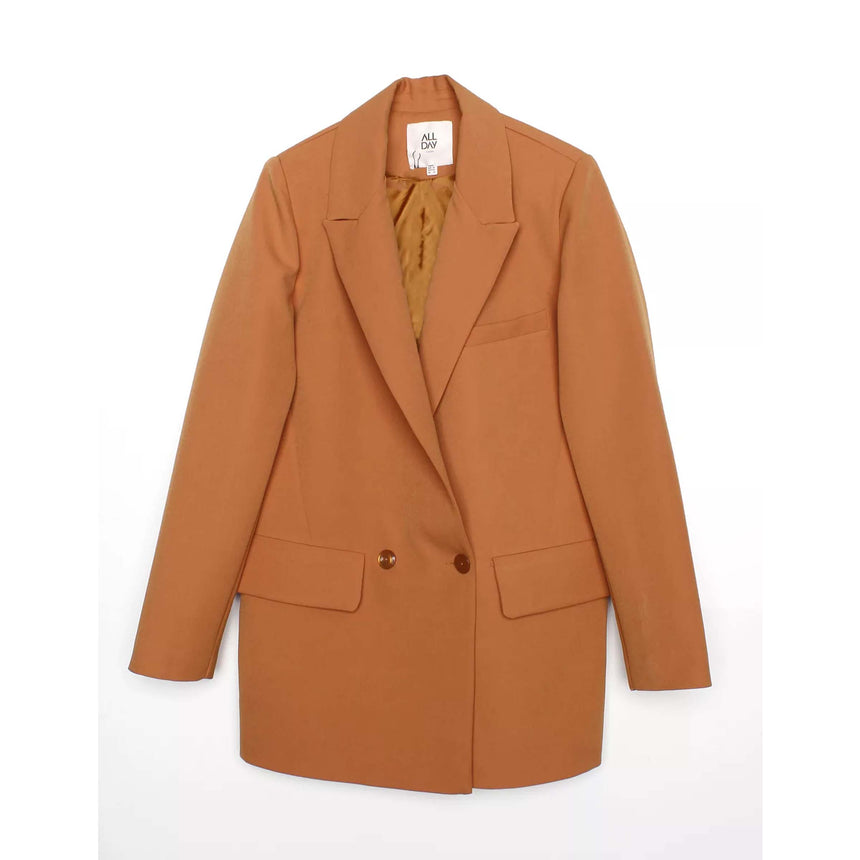 Terracotta Double-Breasted BLAZER