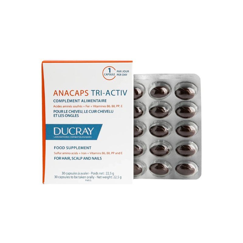 Anacaps Tri Active Hair Growth Supplement Capsules