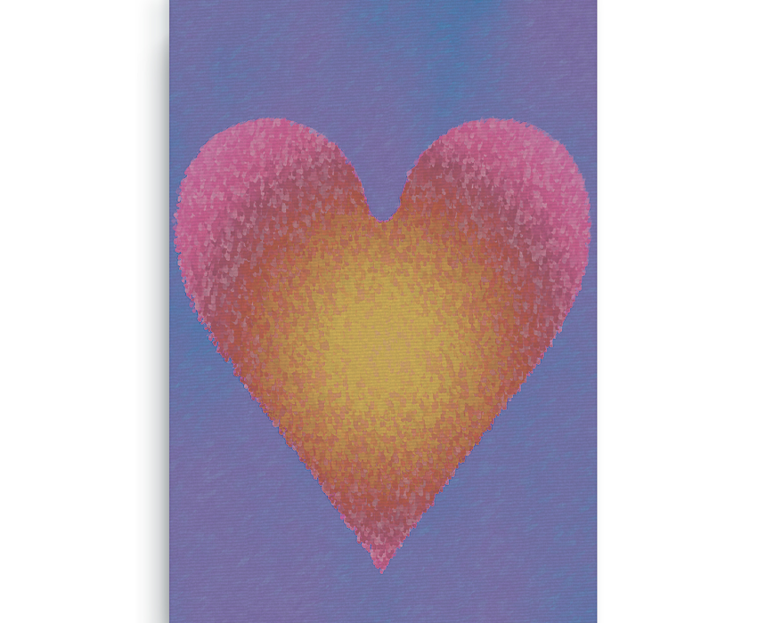 Angel Heart Digital Print Canvas